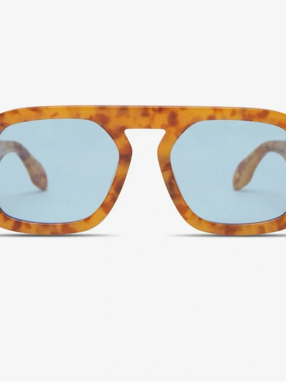 Elisa Johnson Jane Sunglasses in Blonde Tortoise